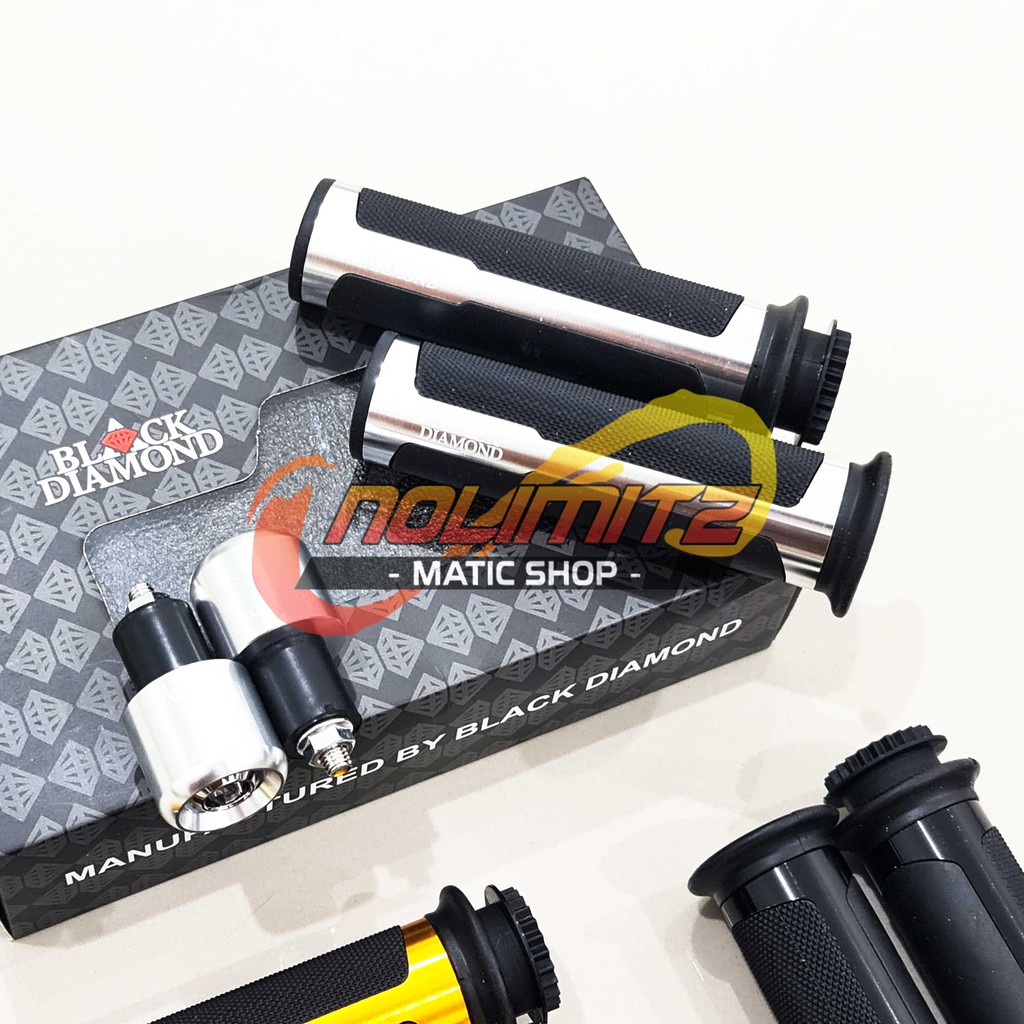 Handgrip Handfat Black Diamond Jalu Stang Universal Aerox 155 NMAX PCX