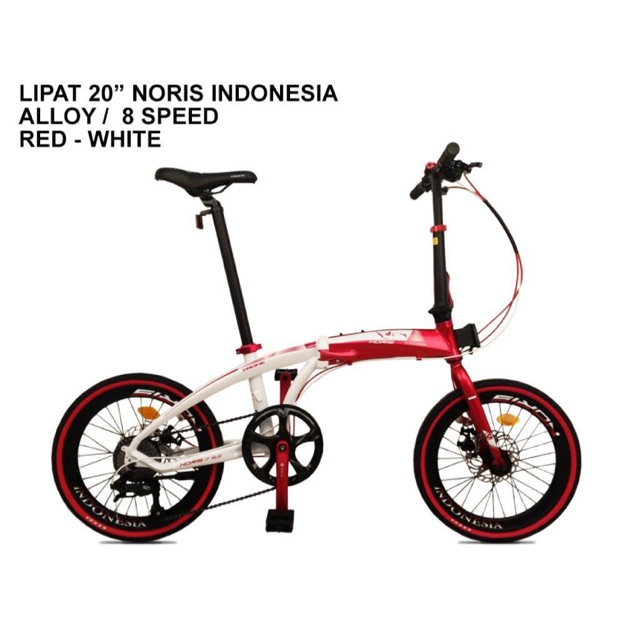 Sepeda lipat 20 Pacific Noris Indonesia Limited Edition
