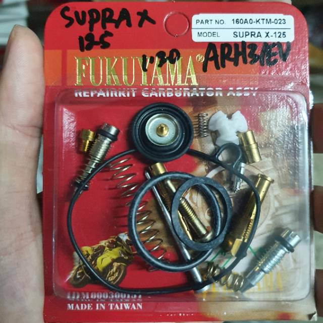 Repairkit carburator assy karisma supra x 125 lama repair kit karburator komplit set fukuyama skep