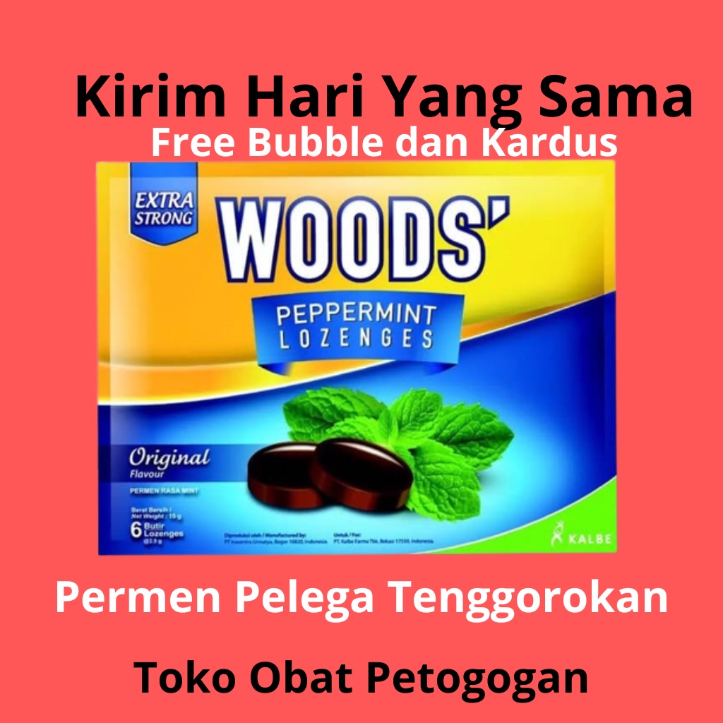 

Woods Permen Pelega Tenggorokan Lozenges Original Obat Batuk Kering Tenggorokan Gatal Melegakan Pernafasan Mabok Kendaraan