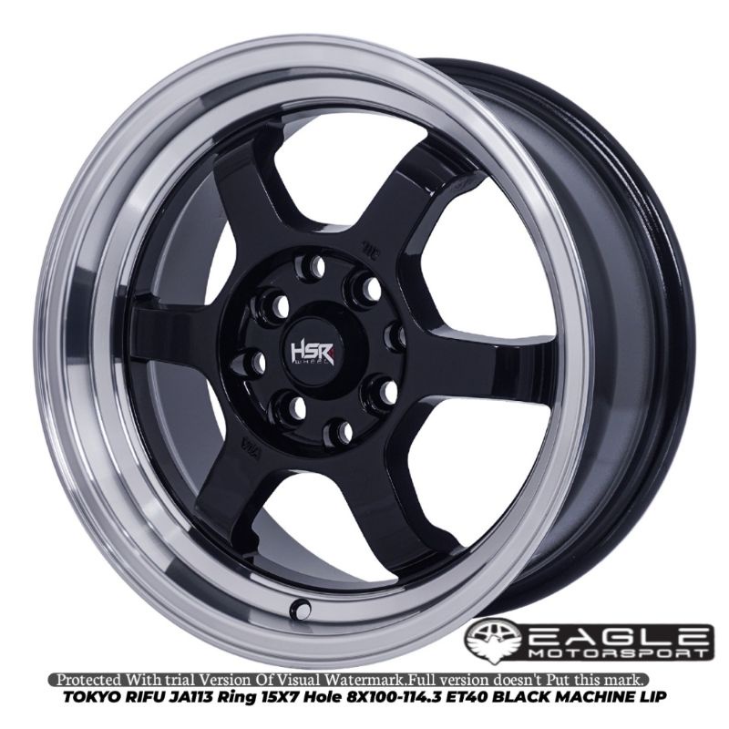 Velg Mobil R15 inch HSR TOKYO RIFU Brio Agya Ayla Jazz Yaris