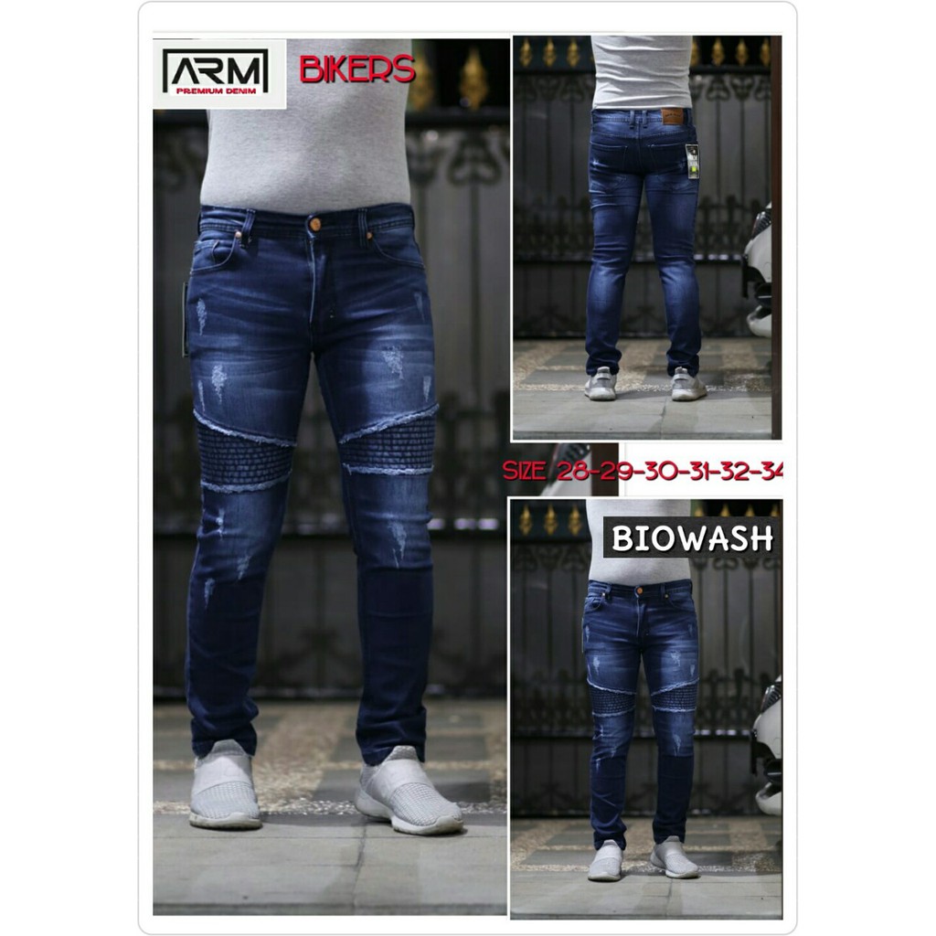 celana jeans bikers/bikers / celana shopsjeans