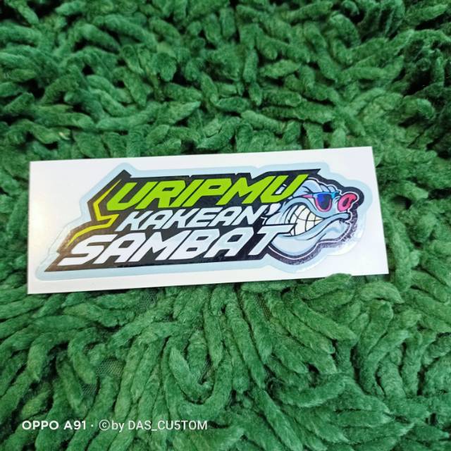 Sticker printing URIPMU KAKEAN SAMBAT minim pembelian produk harus 20rb