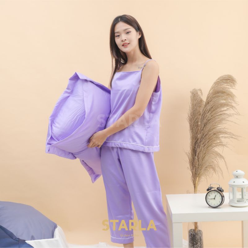 BAJU TIDUR DEWASA PIYAMA WANITA DEWASA PAJAMAS SATEN SATIN STARLA ARTEMIS