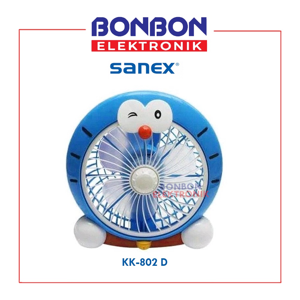 SANEX Kipas Angin Duduk Doraemon KK-802D / Desk Fan