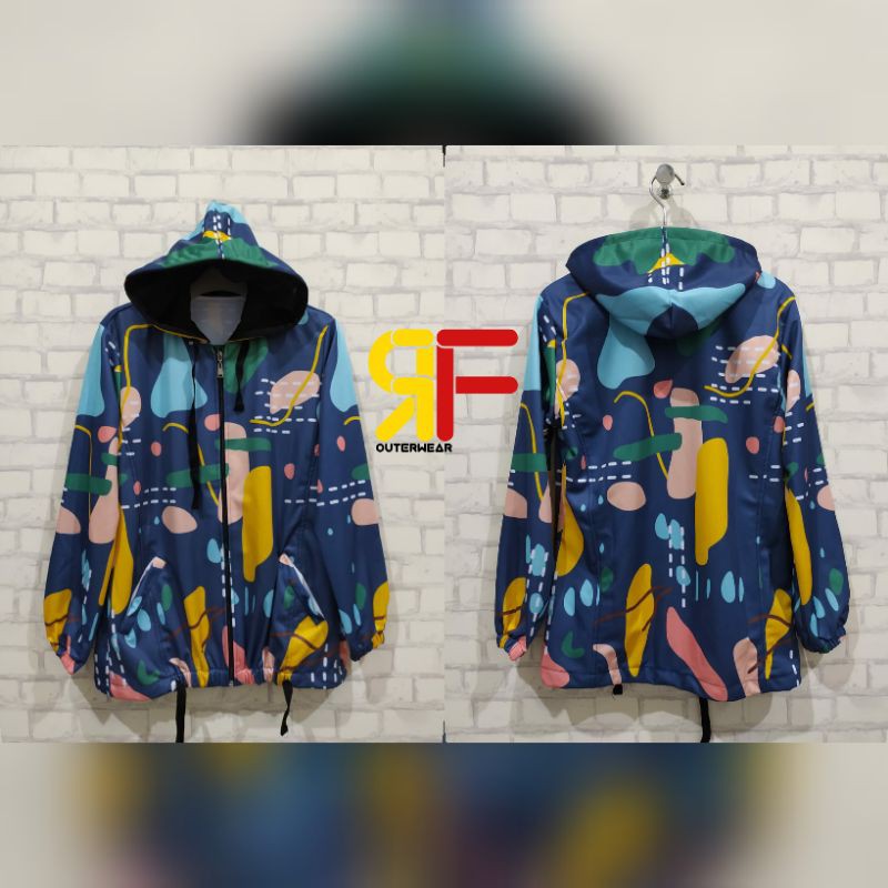 JAKET SEPEDA WANITA /JAKET WANITA PRINTING / JAKET HOODIE KOREA