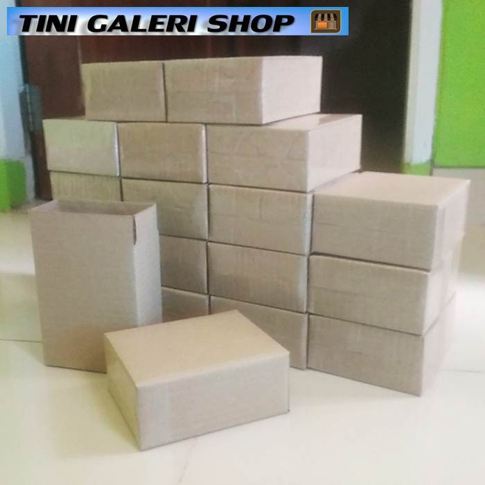 Kardus Packing Karton Box Uk.10.5x5.5x13.5 cm Luar Polos Dalam Ada Tulisan-4