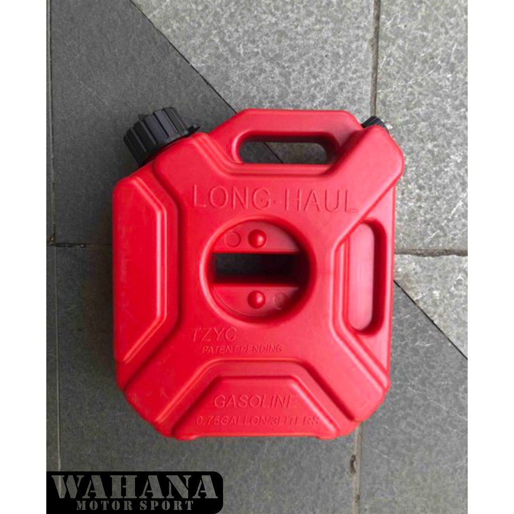 Jerrycan Long Haul Gasoline Fuel Tank Jerigen 3L Liter Off Road