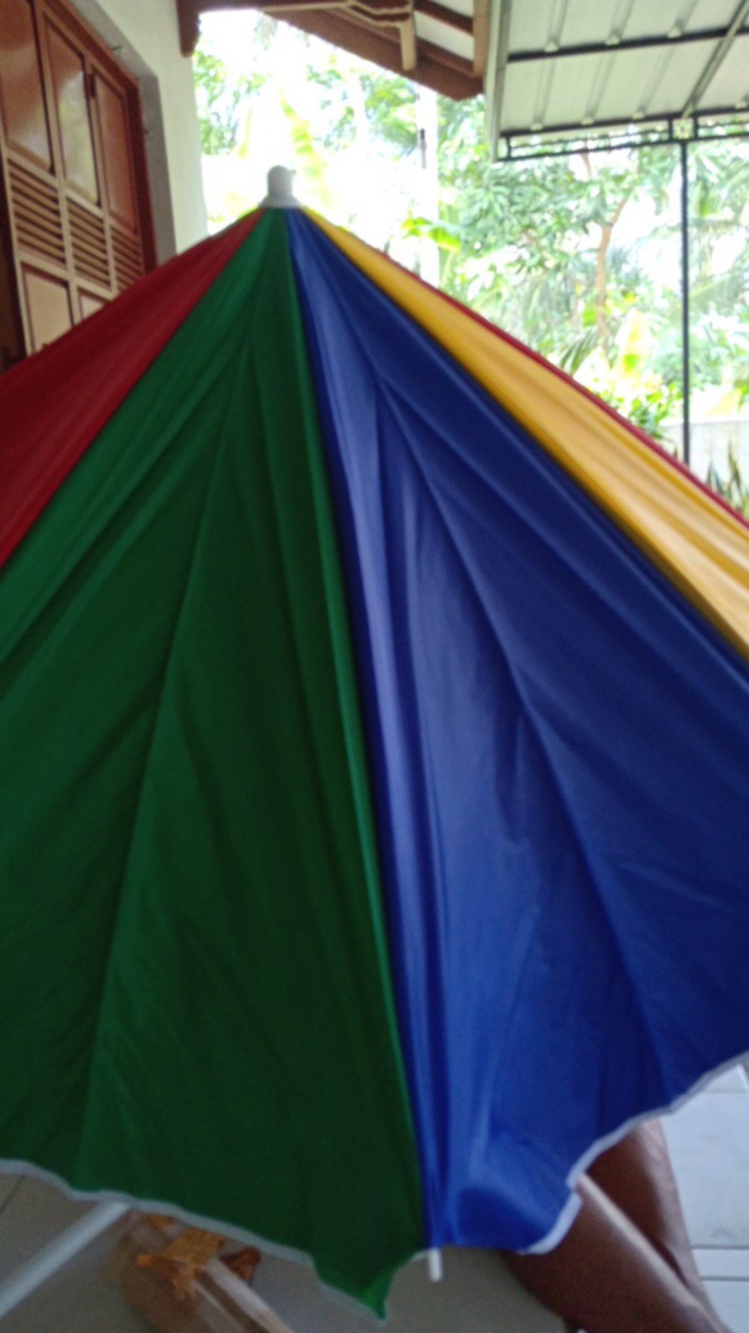 Payung Tenda Pantai 170cm Pelangi Double (2 Lapis/ 2 Layer/ 2 Helai) Anti-uv