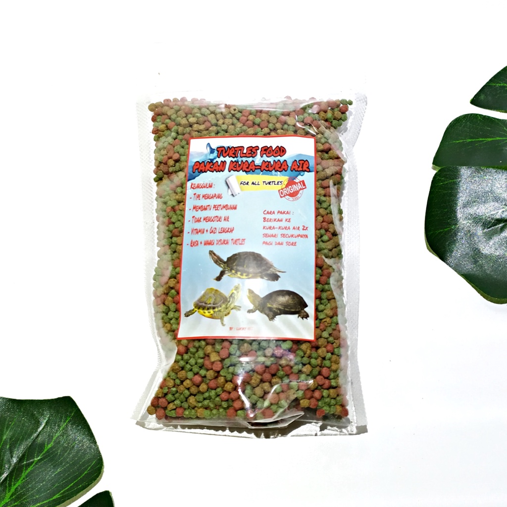 [160 GRAM] Makanan pelet pakan kura-kura air Brazil res ambon labi labi leher panjang dada merah tur