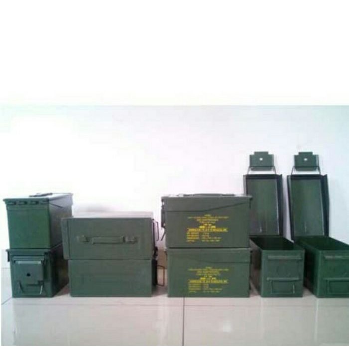 Promo KOTAK PELURU BESI/BOX PELURU BESI/KONDISI 90% terbaik