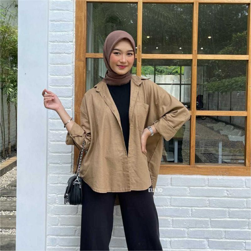 Kemeja Wanita Polos /Kemeja Linen