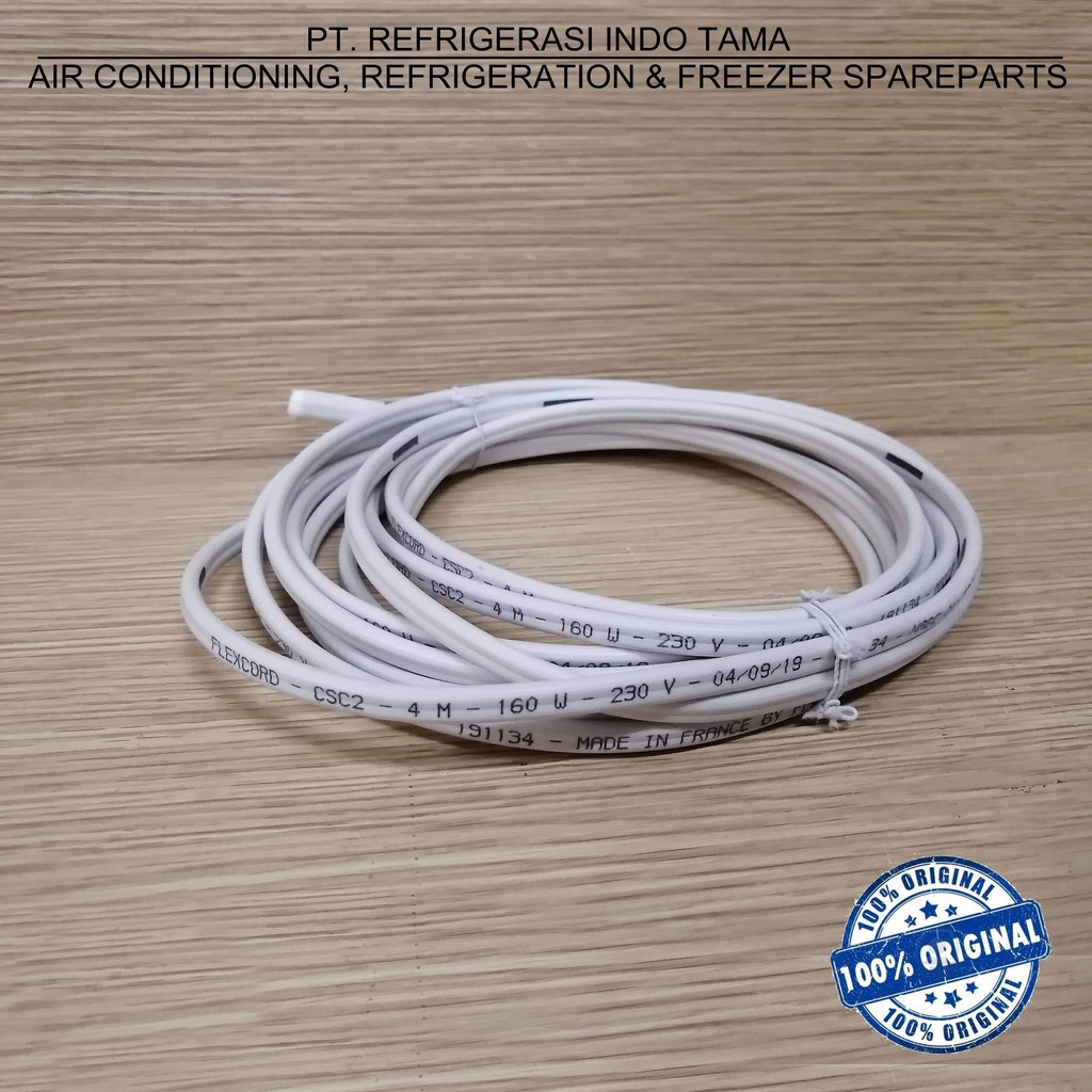 Jual CABLE HEATER FLEXELEC DRAIN 4M 160W CSC2 KABEL HEATER PEMBUANGAN