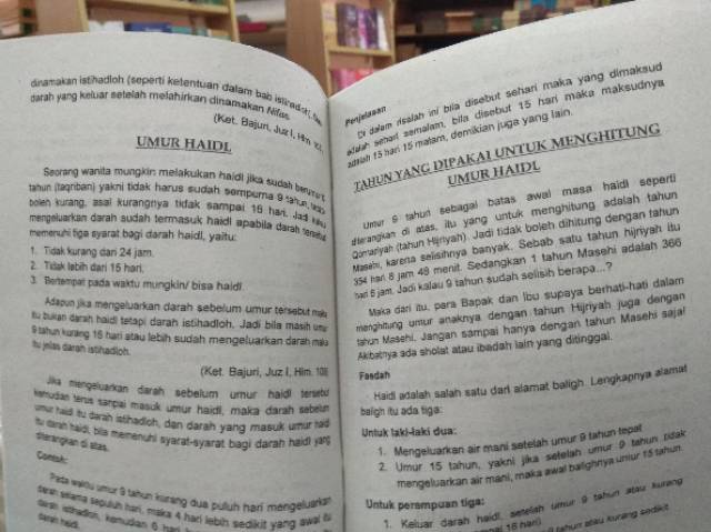 Buku Wanita Risalah Mahid | Haid | Nifas dan Istikhadloh haidl