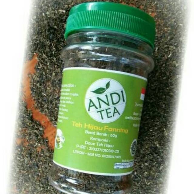 

Andi Tea Teh Hijau Fanning Green tea original 60g