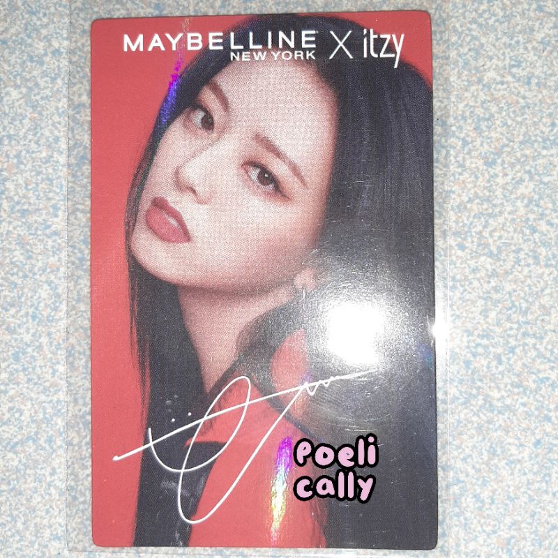 Maybelline Photocard Yuna.
