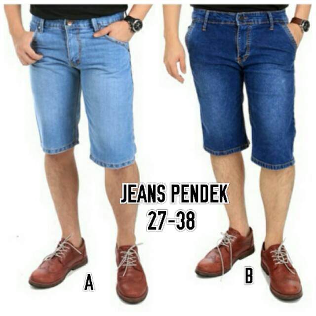 Jeans pendek/jeans pendek pria
