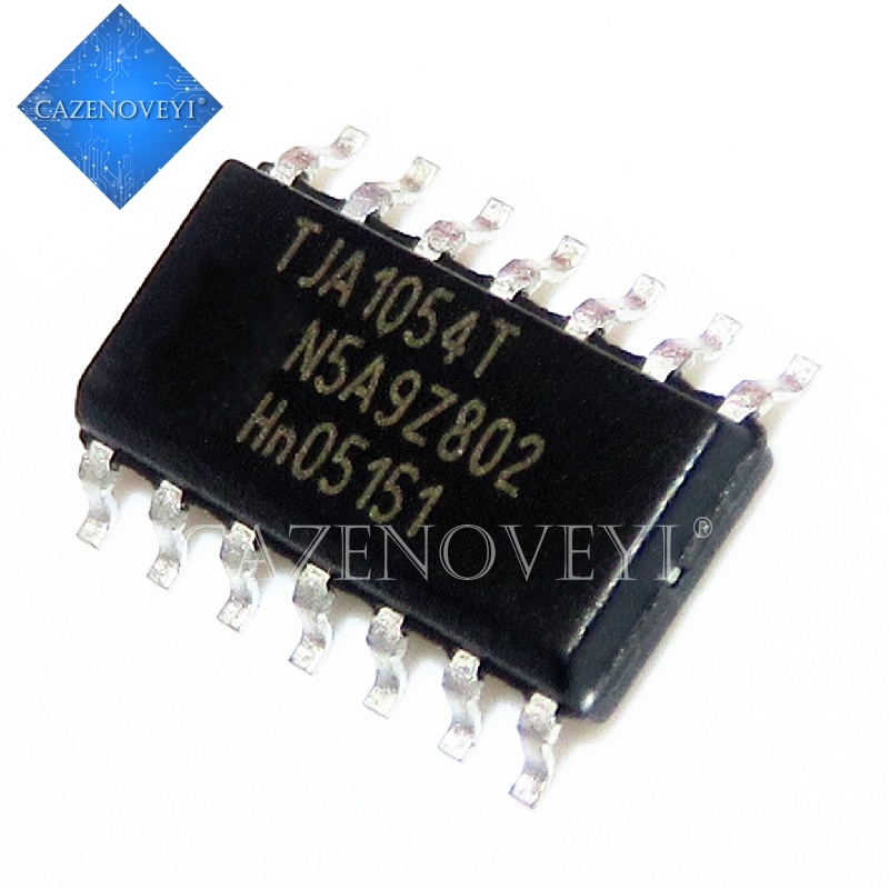 5pcs Komponen Elektronik Chip Tja1054 Tja1054T Tja1054At Tja1054A Sop-14 Auto Pc Board Fault Tolerant