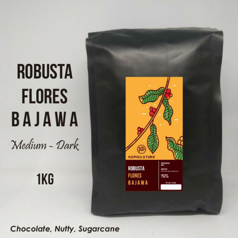 

Kopi Bubuk Robusta Flores 1kg