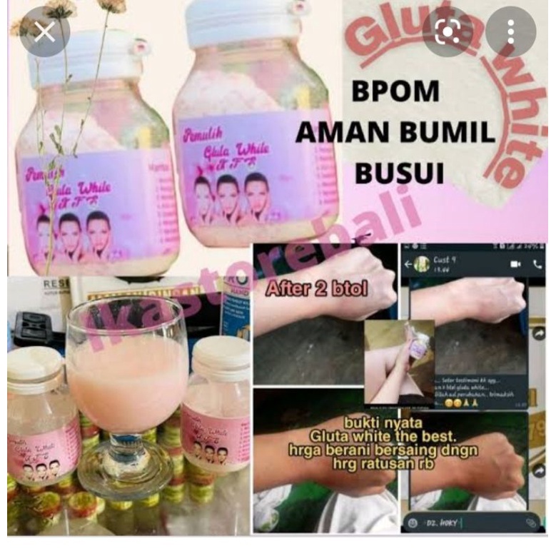 termurah dan original//Susu pemutih Gluta Kfs original/minuman pemutih wajah dan seluruh badan yang 