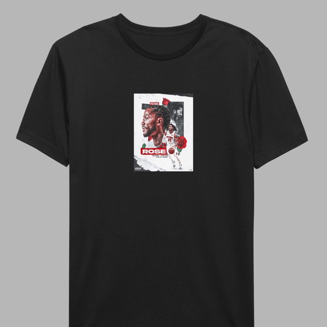 Kaos basket tshirt derrick rose