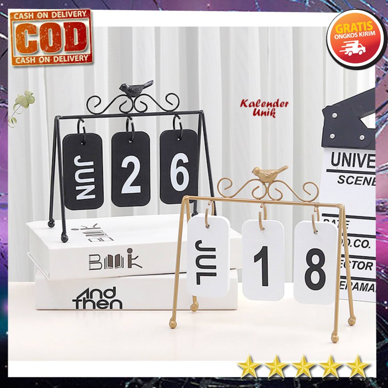 

[ COD ] Perlengkapan rumahtangga Kalender Unik Model Gantung tanpa batas cocok utk kado / hadiah