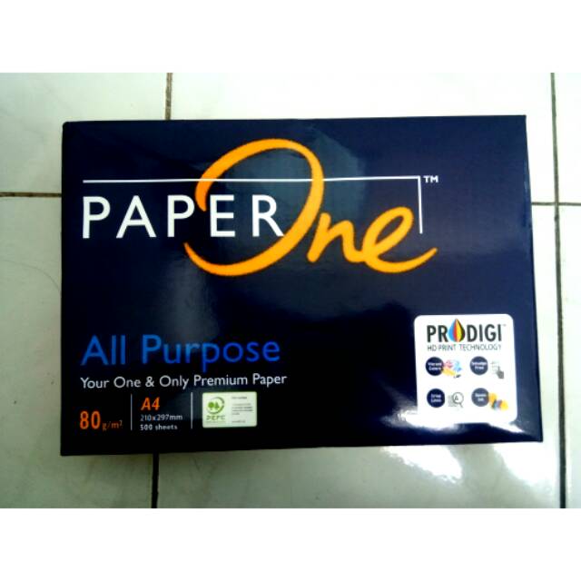 

Kertas Paper one A4 80gr