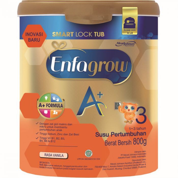 ENFAGROW A+ 3 VANILA 800 GR