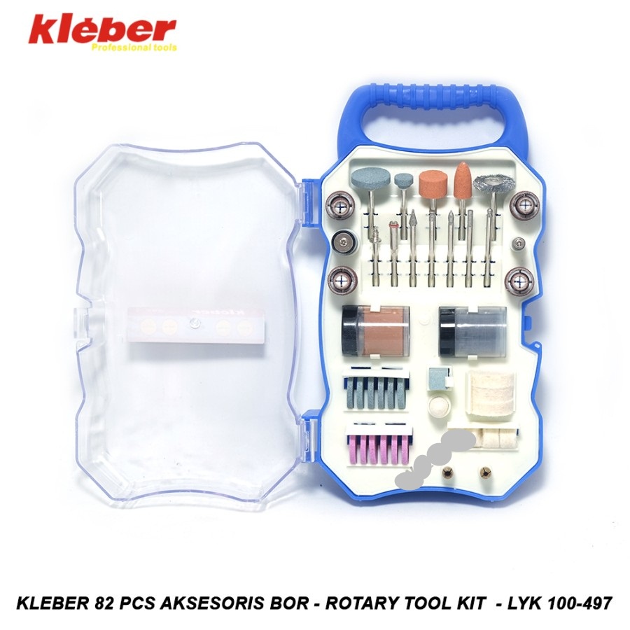 Kleber 82 Pcs Aksesoris Bor - Rotary Tool Kit