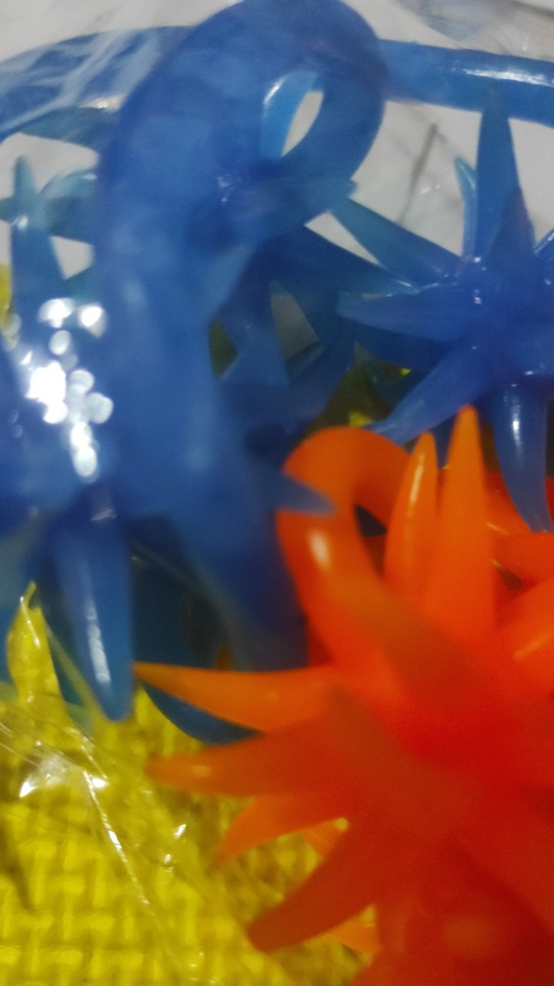 6pcs Mainan Palu Meteor Kepala Ganda Elastis Anti Stress Untuk Anak / Dewasa