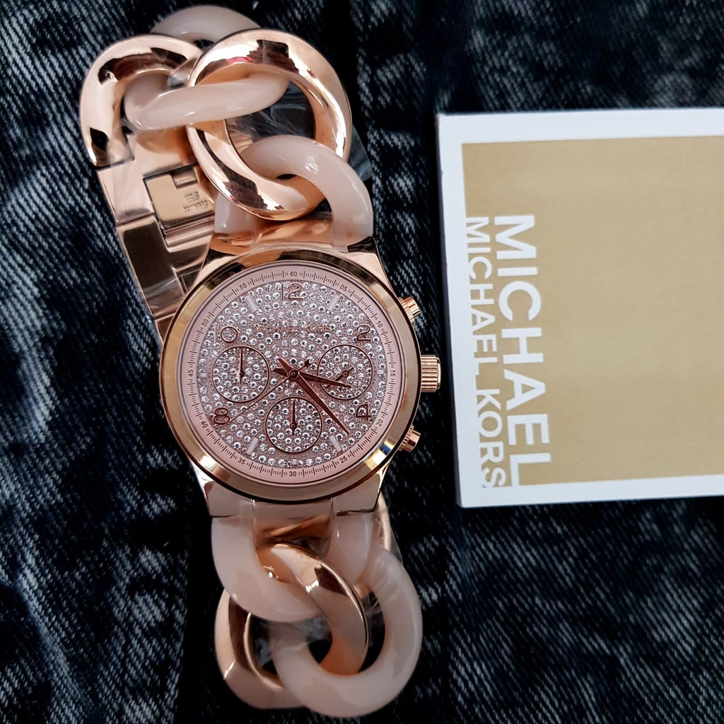 JAM TANGAN WANITA REAL UNIK MICHAEL KORS MK-4283 MK4283 BOX ORIGINAL JAM TANGAN WANITA BRANDED GARAN