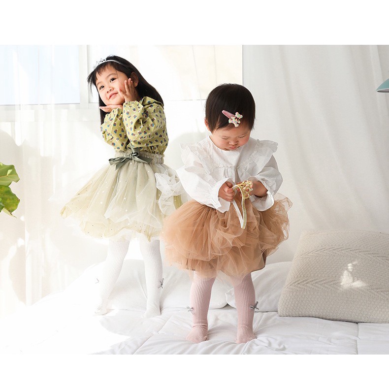 0-4thn | LEGGING STOCKING RIBBON BAYI ANAK / CELANA ANAK PEREMPUAN SOFT IMPOR Catalog QN QBD