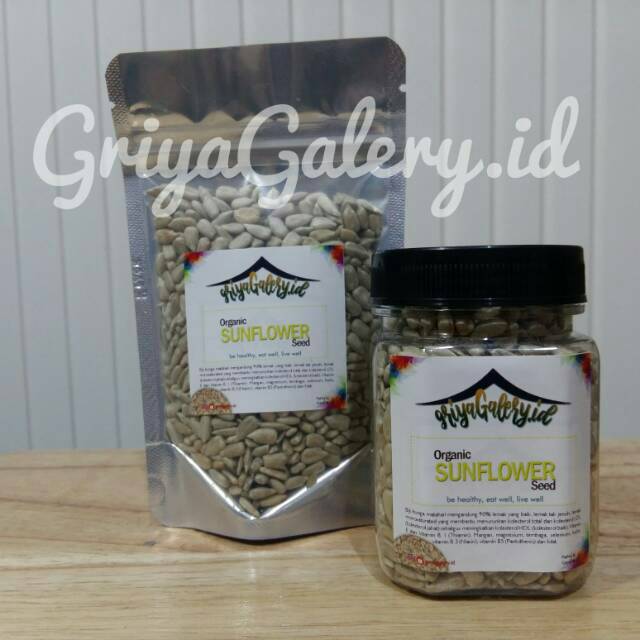 Roasted Organic SunFlower seed 200gr 90gr / biji bunga matahari Pawon