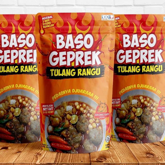 

Baso geprek tulang rangu