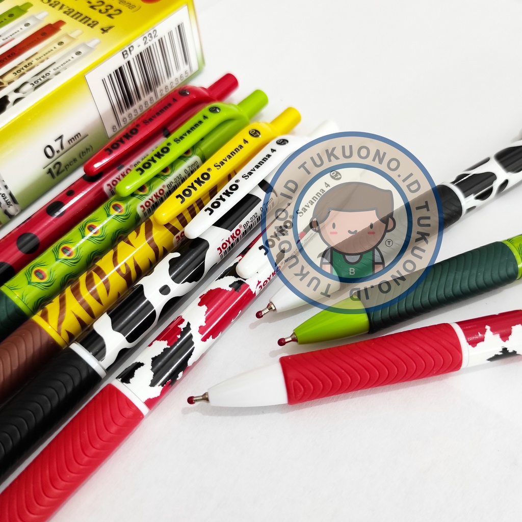 

JOYKO Savanna 4 BP-232 Ball Pen 0.7 | Pulpen Bolpen Ballpoint Pen