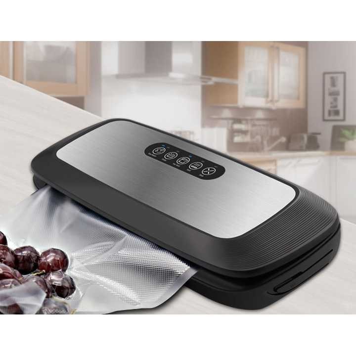 FreshpackPro QHS03 Food Vacuum Sealer Stainles Alat Vakum Makanan Basah Berminyak PortableSeal Vacum