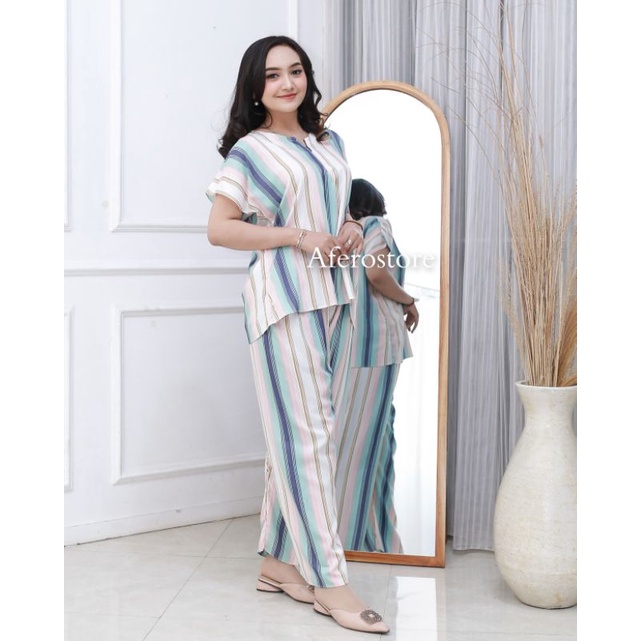 BAJU TIDUR PIYAMA SET KEMEJA CP LENGAN PENDEK CELANA PANJANG IMPORT PREMIUM BANYAK MOTIF 3