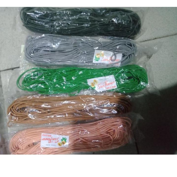 

Berani Coba Tali sengkelit / tali kancing / tali elastis / tali kucai/tali konektor masker / tali 06
