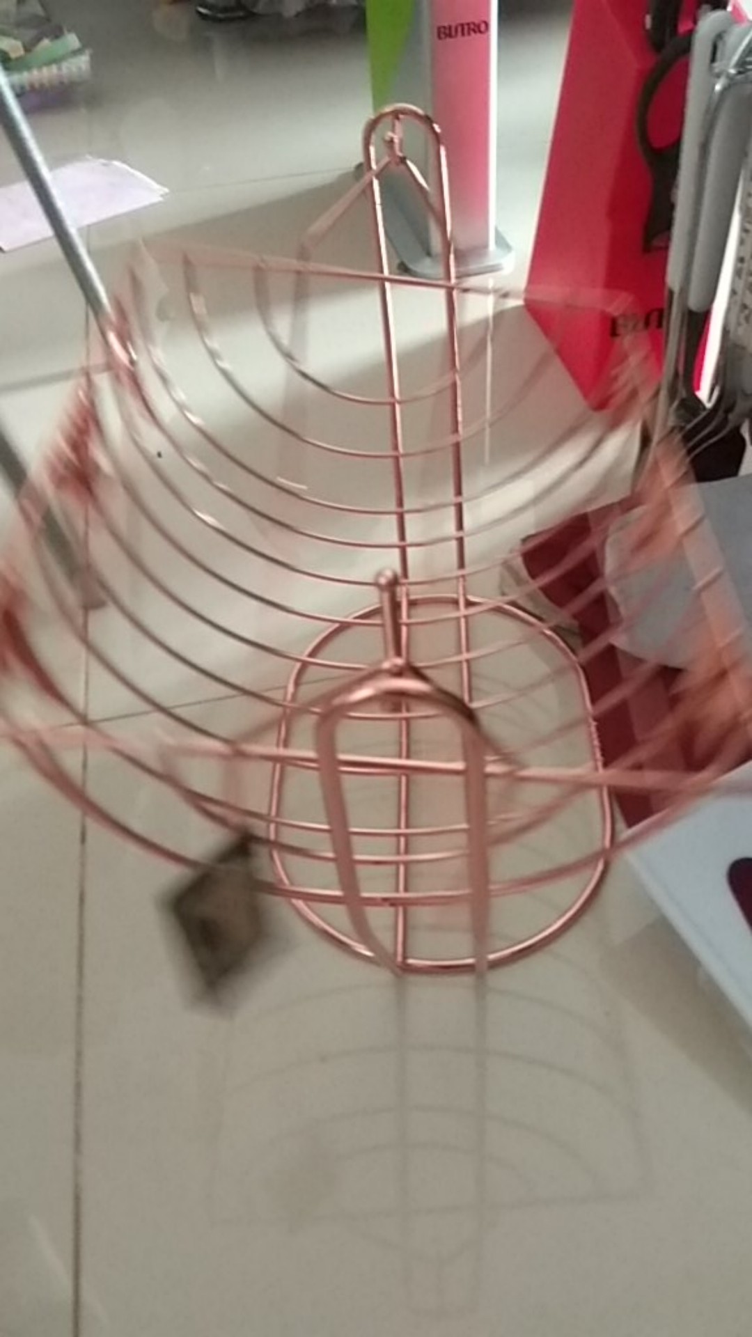 Bistro Ob-11101-rose Oblong Fruit Basket Rose Gold Tempat Buah / Rak Buah