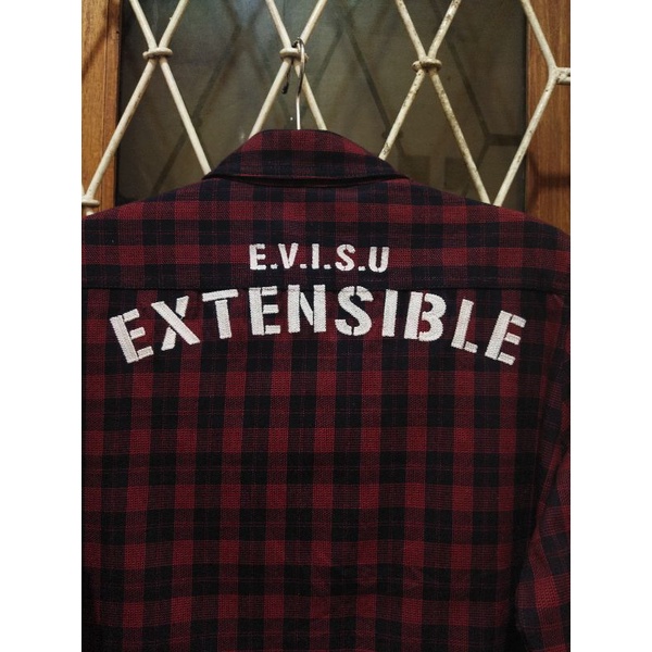 kemeja flannel evisu second original S kemeja casual pria murah terbaik