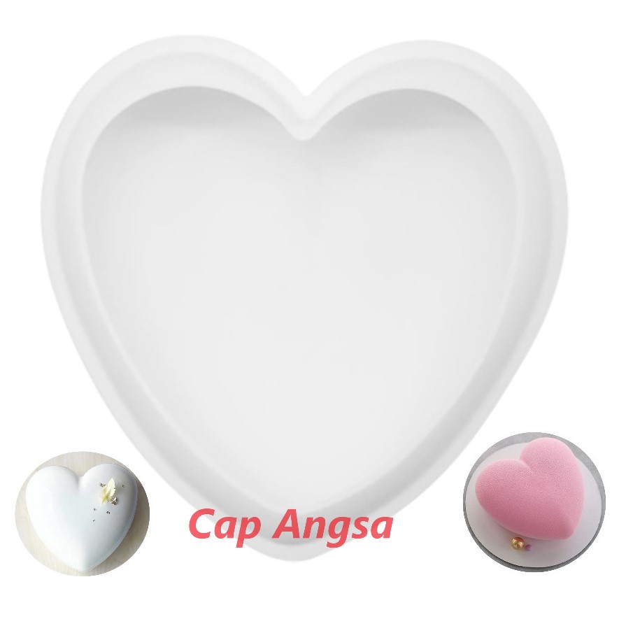 3D SILICON MOULD HEART CETAKAN SILIKON HATI LOVE LOYANG TART COKLAT FONDANT SILICONE MOLD PINATA MOUSSE CAKE