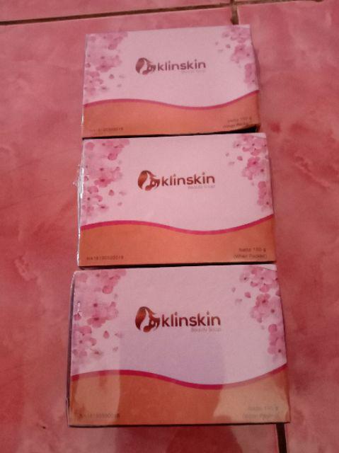 Sabun Klinskin Pemutih Wajah Atasi Flex Hitam Menebal Dan Jerawat