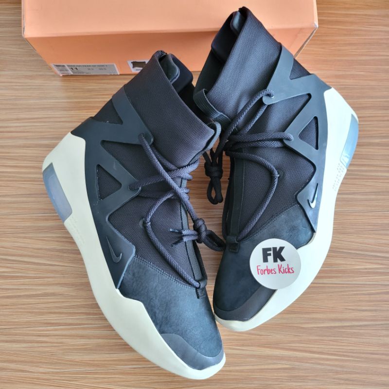 Nike Air FOG Fear Of God 1 Black || light bone sail moccasin beige