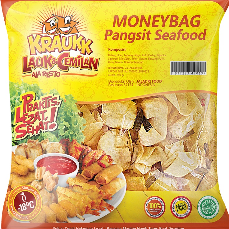 

Frozen Food Kraukk Moneybag 250 gr