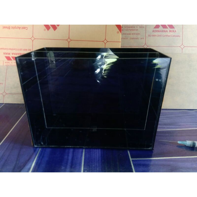 Terbaru / soliter akrilik 20×10×15 / soliter cupang / soliter dengan lampu / soliter murah