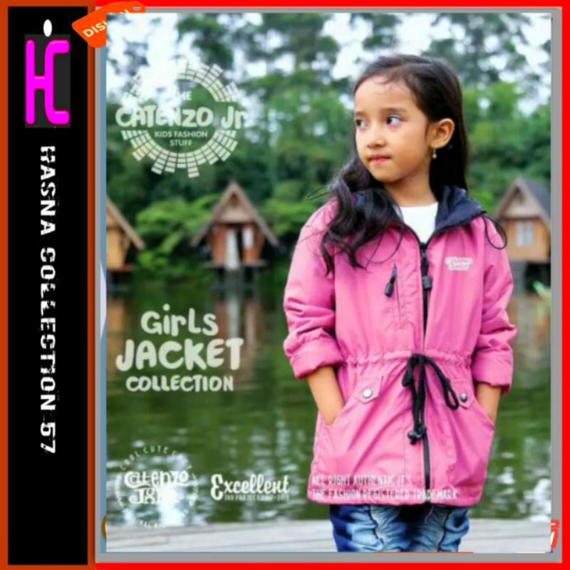 JAKET LENGAN PANJANG ANAK PEREMPUAN - CDG 127 JAKET PARASIT PARASUT
