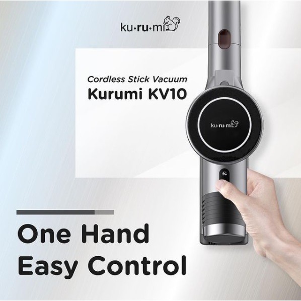 Kurumi KV 10 Powerful Cordless Stick Vacuum Cleaner Power Drive Mop Head / Kurumi KV-10 Stick Vacuum