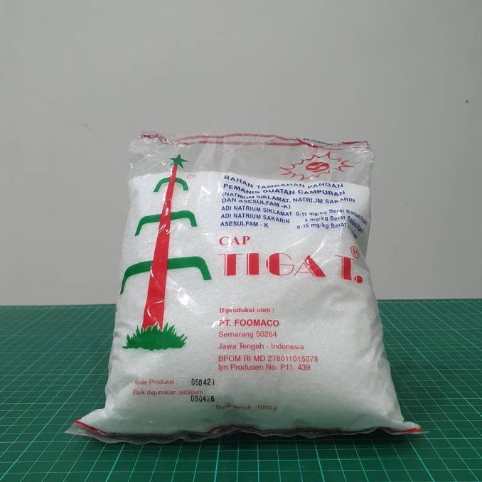 

Cap Tiga Tebu Pemanis Buatan - 1 kg