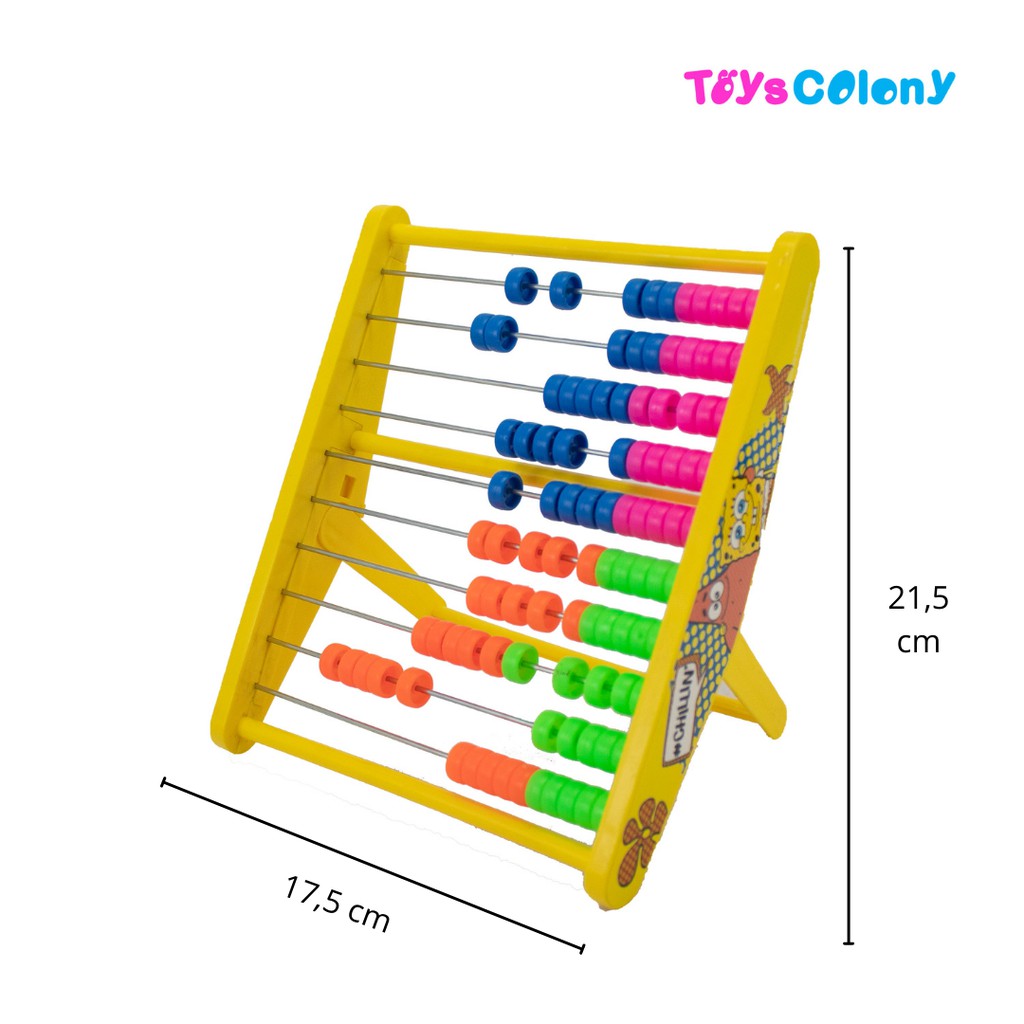 Sempoa Anak Spongebob/Mainan Edukasi Sempoa/RKC01012-2