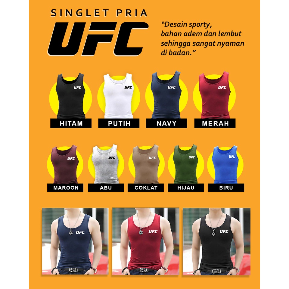 Promo Singlet UFC - Kaos Olahraga UFC - Kaos Dalam UFC | SP02
